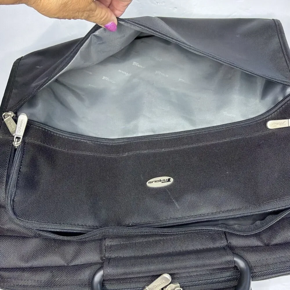 Targus Laptop Briefcase Computer Shoulder Carry Case Bag Black Nylon Padded